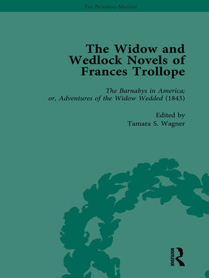 cover image of The Widow and Wedlock Novels of Frances Trollope Vol 3